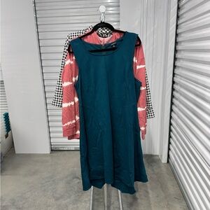 Torrid | Sleeveless Dress in Dark Teal | size 20